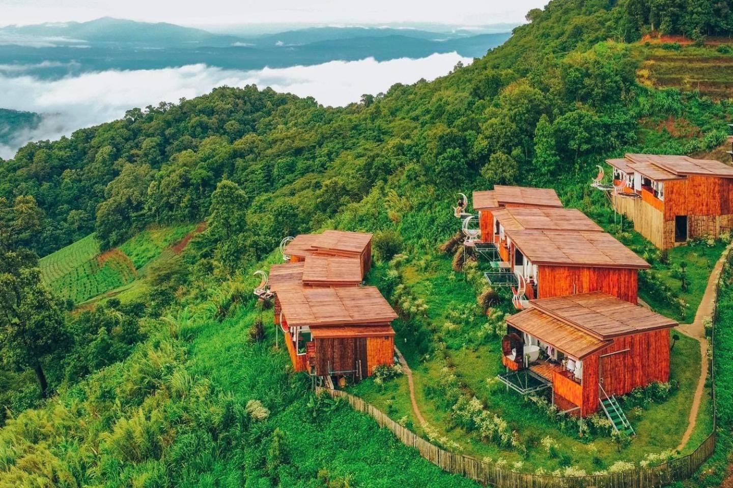Hotel ไร่ดอยช้าง ม่อนเเจ่ม Mon Jam Exterior foto
